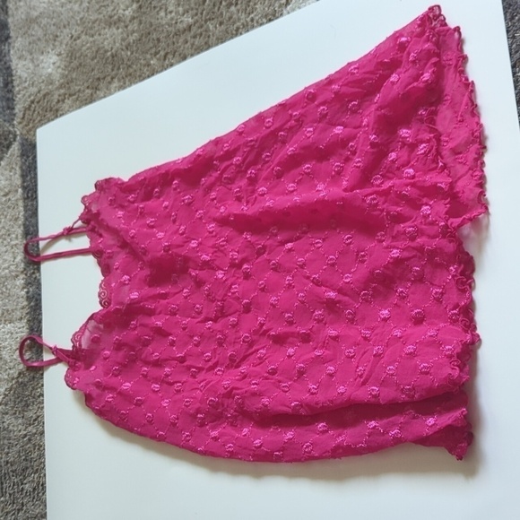 Adrianne Lingerie Mini Slip Dress Stretchy Pink Made In Canada Barbiecore - Picture 13 of 13